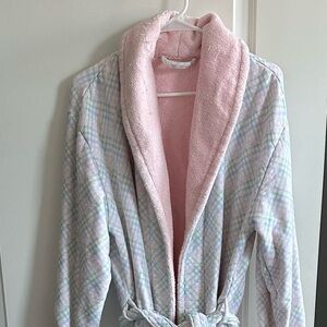 Djerf Avenue Pastel Plaid Robe